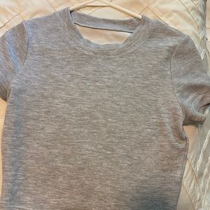 ALO Micro Waffle Short Sleeve Top - Size Small